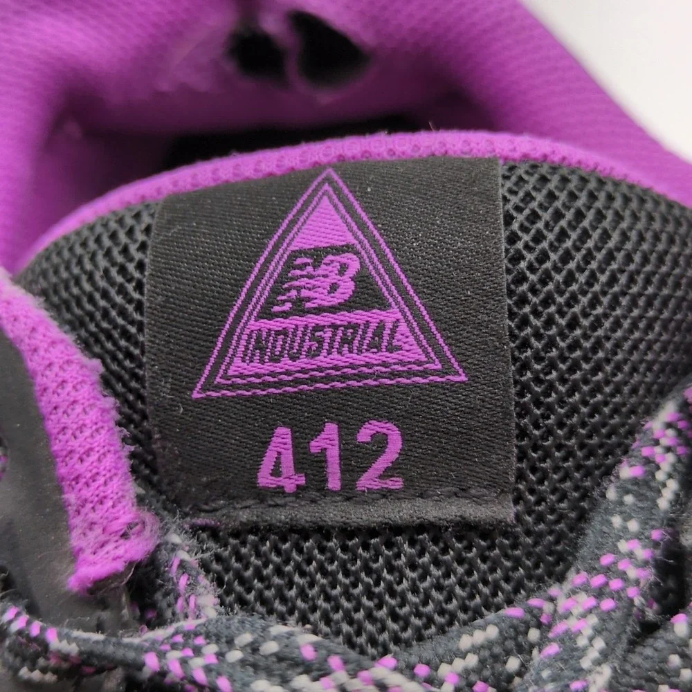 New Balance Shoes Womens Industrial 412 Black 8 Work Sneakers Hard Toe F2413-18